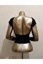 Deep Back Crop Blouse - 2