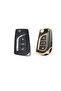 تويوتا كورولا أوريس ياريس 3 أزرار Switchblade Nano Key Case أسود ذهبي - 2