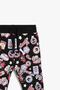 Baby Boy Black Printed Sweatpants - 3