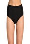 Women's Black 6-Pack 100% Cotton Panties - 5