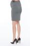 Maternity Adjustable Waist Black Office Skirt - 4