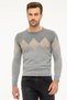 Men's Light Gray Slim Fit Knitwear Sweater G021GL0TK.000.941152
