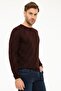Men's Claret Red Slim Fit Knitwear Sweater G021GL0TK.000.867143 - 3