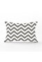 Zigzag Patterned Digital Printed Decorative Rectangular Pillow Throw Pillow Cover