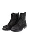Genuine Leather Men's Boots 17600 Black Nubuck - 5