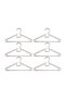 Baby 6-Piece Crystal Transparent Clothes Hanger - 2