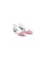 Women's Printed-Classic Heeled Shoes - 5