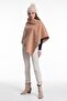 Women's Camel Poncho 70257 - 2