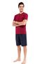 5-Piece Dowry Men's Pajamas Röbdoşambır Set - Claret Red - 3