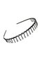 Comb Black Metal Crown Men's Women's Athlete Hair Crown