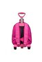 Happy Young Girl Nursery School Bag Pink with Squeegee - 5