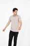 DAD SINGLE POCKET COLLAR STRIPED T-SHIRT - 3