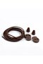 100 Cm Smart Sports Shoe Laces Brown - 3
