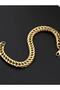 Unisex Stainless Thick Cuban Gold Steel Bracelet - 6