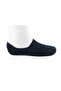 6-Piece Men's Navy Blue Bamboo Seamless Silicone Non-Slip Heel High Quality Invisible Ballerina Socks - 2