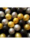 30Pcs Metallic Black,Silver Gray,Gold Gold Yellow Bright Balloon Helium Flying - 2