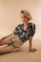Regular Fit Patterned Short Sleeve Viscose Shirt - 8