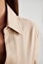 Shirt Collar Gabardine Long Sleeve 100% Cotton Jumpsuit A2252ax23sp - 8