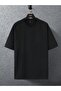 Plus Size Japanese Camera Eye Detail Printed Oversize Crew Neck Summer Cotton T-shirt - 3