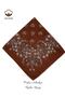 Add 4 to Cart Pay 3 Promotion 100% Cotton Crush Pattern Coffee Color - 2