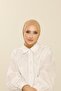 Sand Practical Combed Cotton Shawl - Women's Hijab Velcro Hijab Bonnet