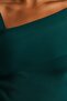 Emerald Green Asymmetric Collar Body-Hugging Slim Knitwear Sweater Tbbaw24An00018 - 4