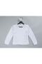 Girl's School Robe Lace Embroidered Long Sleeve Autumn Blouse - 6