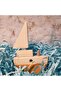 Handmade Wooden Toy Baby Ship Developing Imagination Gift Toy for Kids - 2