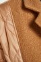 Camel Oversize Stamp Detailed Quilted Water Repellent Puffer Jacket TWOAW24MO00108 - 7