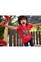 BOY & GIRL CREW NECK RED BALL PRINTED STANDARD FIT TSHIRT