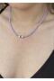 Fish lilac bead enamel women's necklace - 3