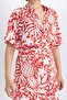 Oversize Fit Printed Short Sleeve Shirt A9136ax23sm - 7