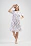Women's Short Sleeve Rosebloom Nightgown 1C6T1N1O63-0000