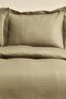 Uniq 100% Cotton Double Satin Duvet Cover Set Khaki - 5