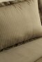 Uniq 100% Cotton Double Satin Duvet Cover Set Khaki - 7