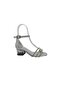 125 Girl's Gray Stone Heeled Shoes