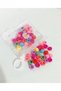 Hair bead ornament, high quality, easy to open and close - 30 pieces - in a transparent wallet bag - 3