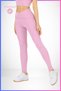 Slim Fit Oslo Leggings Lilac High Waist Tightening Sports Model Flatlock Stitching Detailed 1090 - 4
