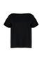 Siyah Regular Fit Basic Bisiklet Yaka %100 Pamuk Örme Büyük Beden T-Shirt TBBSS22TS0733 - 6