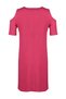 Fuchsia A-line Cut-Out Detailed Knitted Dress TBBSS22EL2986 - 8