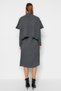 Anthracite Midi Knitwear Super Wide Fit Sweater Dress Twoaw24El00012 - 6