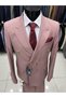 Battal Double-breasted Suit (with tie gift)