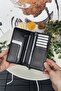 Men's Black Long Wallet Genuine Leather Portfolio with Phone Compartment Long Men's Wallet |   Boston