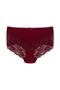 2-Piece Cotton Front Back V Lace High Waist Plus Size Women's Panties - 2