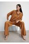 Satin Palazzo Trousers - 5