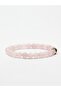 Natural Stone Pink Quartz Natural Stone Bracelet Medium Size 6 mm with Stones - 4