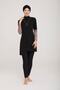 Lycra Fully Covered Hijab Swimsuit Norman 4414 Black Remsa Swimsuit - 2