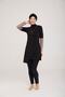 Lycra Fully Covered Hijab Swimsuit Norman 4414 Black Remsa Swimsuit - 3
