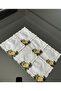 3D LEMON EMBROIDERED COCKTAIL NAPKIN PACK OF 6 - 2