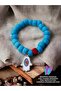 Glass Basement Bead Charm Evil Eye Bead Bracelet Evil Eye Beaded Bracelet
